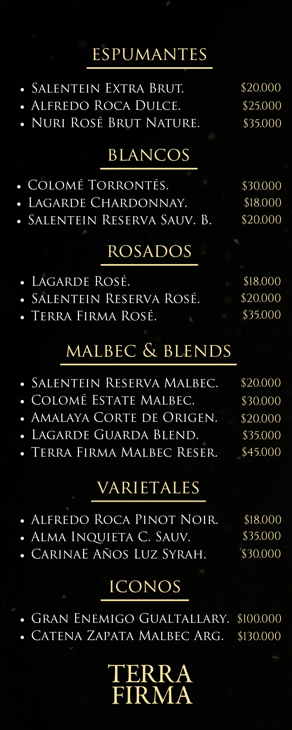 Coctelería, vinos y postres, página 4